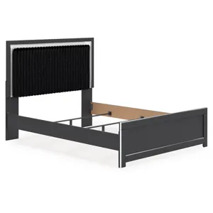 Birmonton Queen Panel Bed, Dresser, Mirror and Nightstand