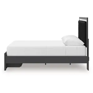 Birmonton Queen Upholstered Panel Platform Storage Bed