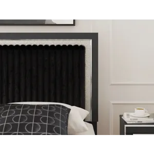 Birmonton King Upholstered Panel Platform Bed