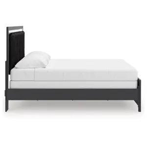 Birmonton King Panel Bed, Dresser, Mirror and Nightstand