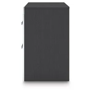 Birmonton King Panel Bed, Dresser, Mirror and Nightstand