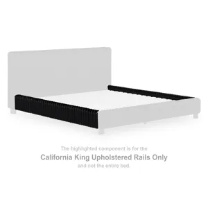 Zuraleus California King Upholstered Rails
