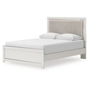 Birmonton Queen Upholstered Panel Platform Bed