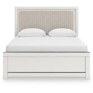 Birmonton Queen Upholstered Panel Platform Bed