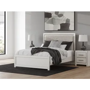 Birmonton Queen Upholstered Panel Platform Bed