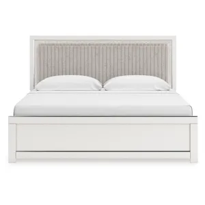 Birmonton King Upholstered Panel Platform Bed
