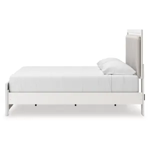 Birmonton King Upholstered Panel Platform Bed