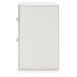 Birmonton Queen Storage Bed, Dresser, Mirror and Nightstand