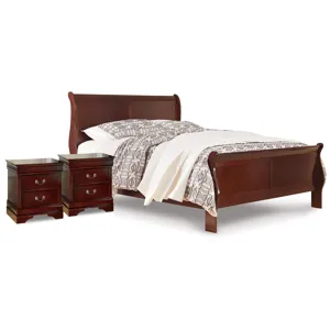 Alisdair Queen Sleigh Bed and 2 Nightstands