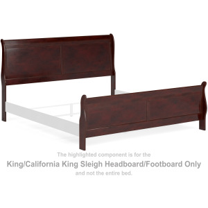 Alisdair King/California King Sleigh Headboard/Footboard