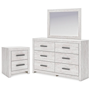 Cayboni Dresser, Mirror and Nightstand