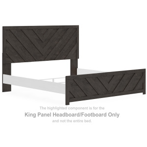 Prendonea King Panel Headboard/Footboard