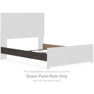 Prendonea Queen Panel Rails