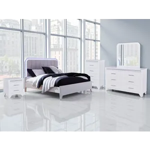 Jarlee Queen Upholstered Panel Bed
