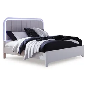 Jarlee Queen Upholstered Panel Bed