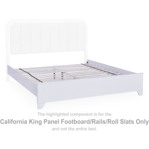 Jarlee California King Panel Footboard/Rails/Roll Slats