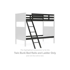 Nextonfort Twin Bunk Bed Rails and Ladder