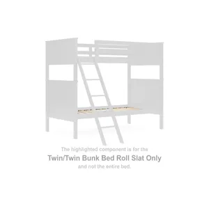 Nextonfort Twin/Twin Bunk Bed Roll Slat