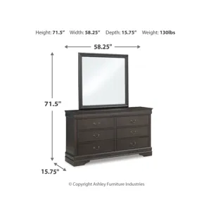 Leewarden Dresser and Mirror