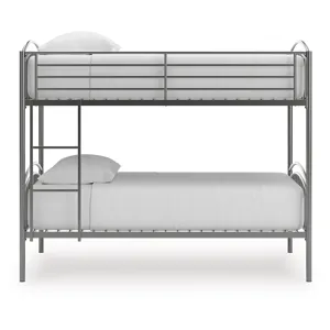 Lanceburg Twin over Twin Bunk Bed and 2 Mattresses