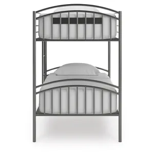 Lanceburg Twin over Twin Bunk Bed and 2 Mattresses