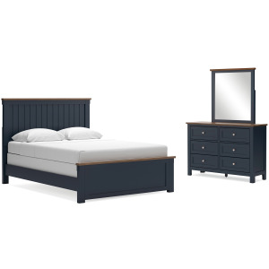 Landocken Queen Panel Bed, Dresser and Mirror