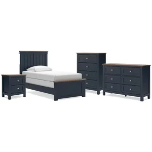Landocken Twin Panel Bed, Dresser, Chest and Nightstand