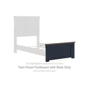 Landocken Twin Panel Footboard with Slats