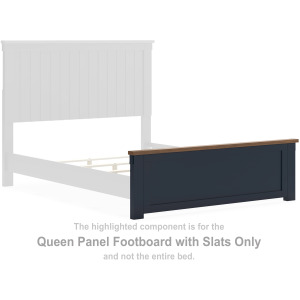 Landocken Queen Panel Footboard with Slats