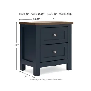 Landocken Twin Panel Bed, Chest and Nightstand