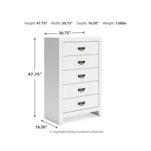 Binterglen Twin Panel Bed, Dresser, Mirror, Chest and 2 Nightstands