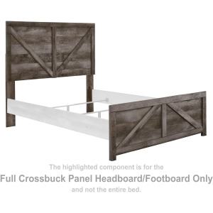 Wynnlow Full Crossbuck Panel Headboard/Footboard