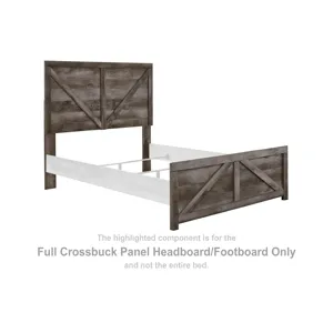 Wynnlow Full Crossbuck Panel Headboard/Footboard