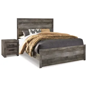 Wynnlow Queen Panel Bed and Nightstand