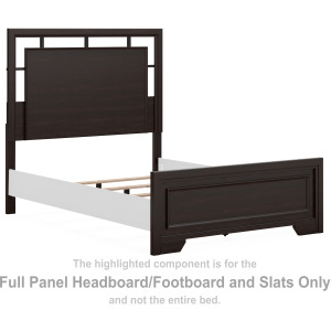 Covetown Full Panel Headboard/Footboard and Slats