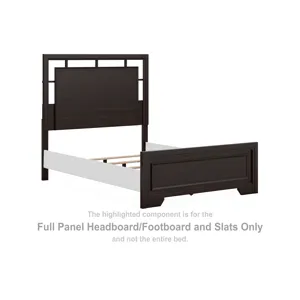 Covetown Full Panel Headboard/Footboard and Slats