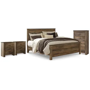 Trinell King Panel Bed, Chest and 2 Nightstands