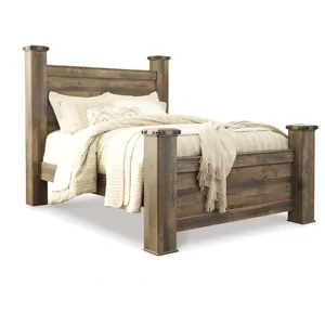 Trinell Queen Poster Bed, Dresser and Mirror