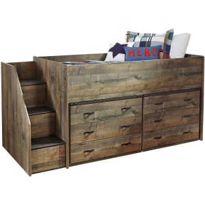 caitbrook twin loft bed with storage