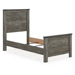 Frandern Twin Panel Bed, Dresser and Mirror