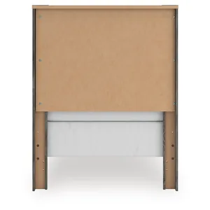 Frandern Twin Panel Bed, Dresser and Mirror