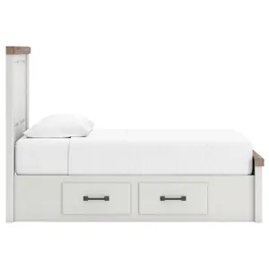 Savonport Twin Panel Bed with Storage