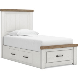 Savonport Twin Panel Storage Bed