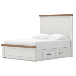 Savonport Queen Panel Bed with Storage