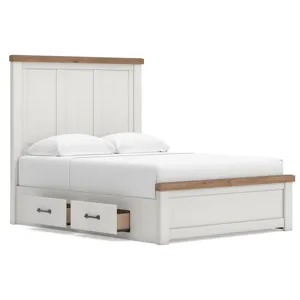 Savonport Queen Panel Bed with Storage