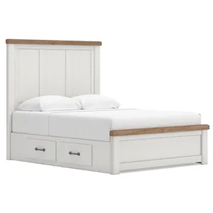 Savonport Queen Panel Bed with Storage