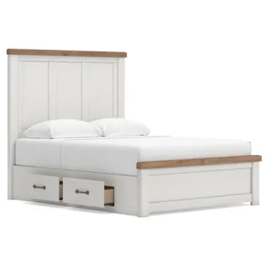 Savonport Queen Panel Bed with Storage