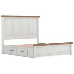 Savonport King Panel Bed with Storage