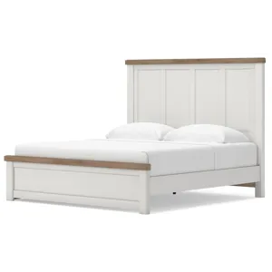 Savonport King Panel Bed with Storage