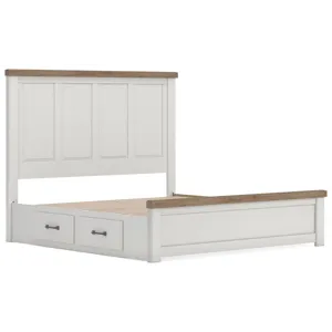 Savonport King Panel Bed with Storage